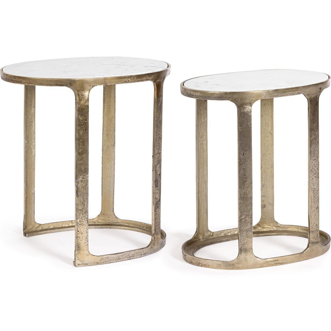 Image of Beistelltisch Janira oval (2er-Set) Beistelltisch Janira oval (2er-Set)