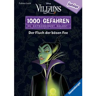 1000 Gefahren junior - Disney Villains: Der Fluch der bösen Fee (Erstlesebuch mit 'Entscheide selbst'-Prinzip für Kinder ab 7 Jahren) Lenk, Fabian; The Walt Disney Company (Illustrationen) Gebundene Ausgabe 