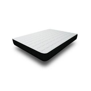 AB Matelas Materasso di memoria | 90x190 cm con 1 cuscino in carbonio 70x40cm | Memoria 50 kg/m3 | 19 cm  