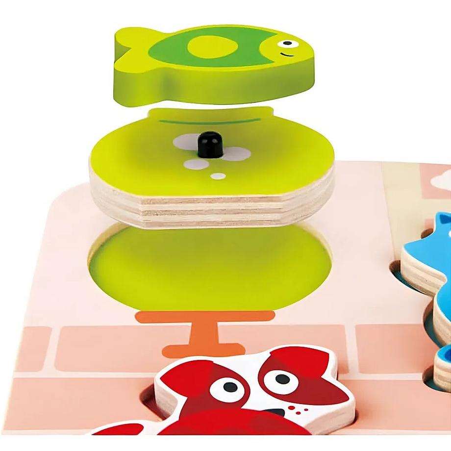 Hape  Puzzle Dynamisches Tier-Puzzle 