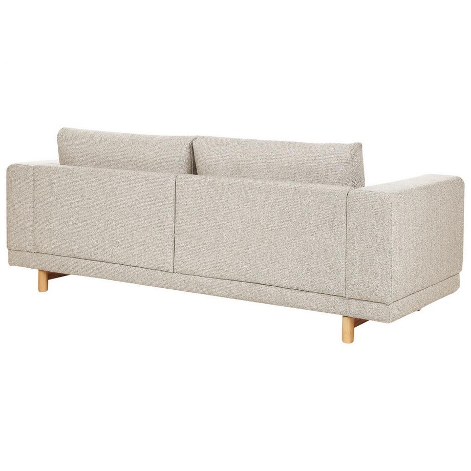 Beliani 3 Sitzer Sofa aus Stoff Skandinavisch NIVALA  