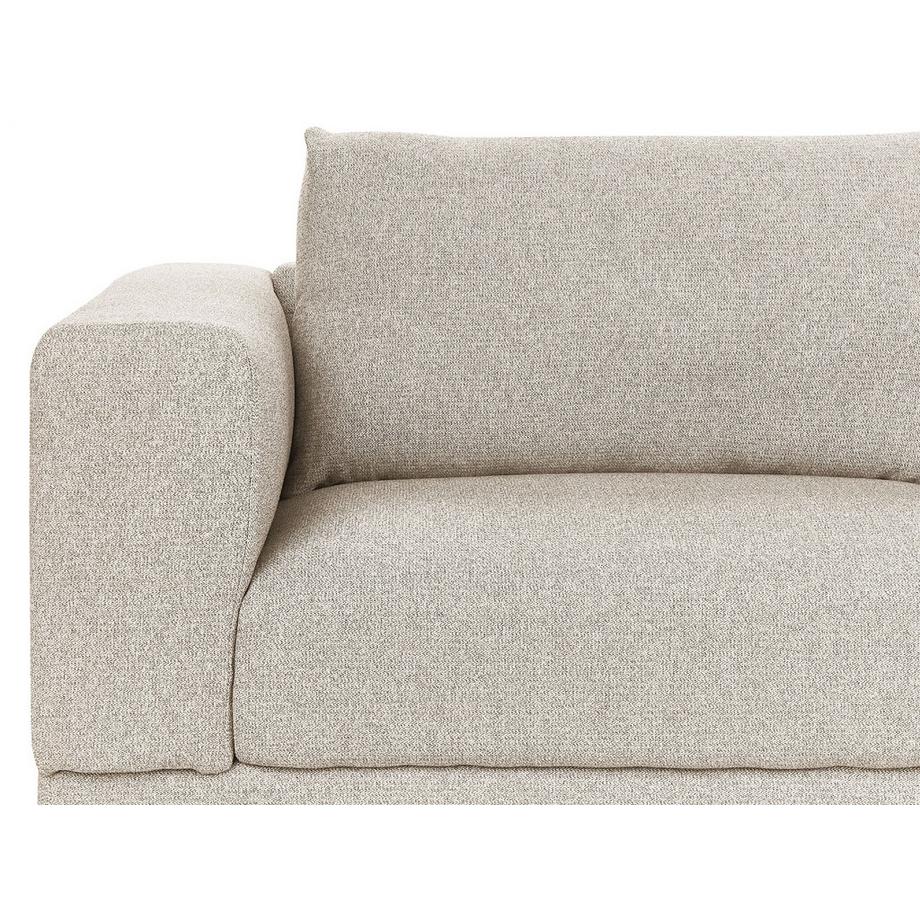 Beliani 3 Sitzer Sofa aus Stoff Skandinavisch NIVALA  