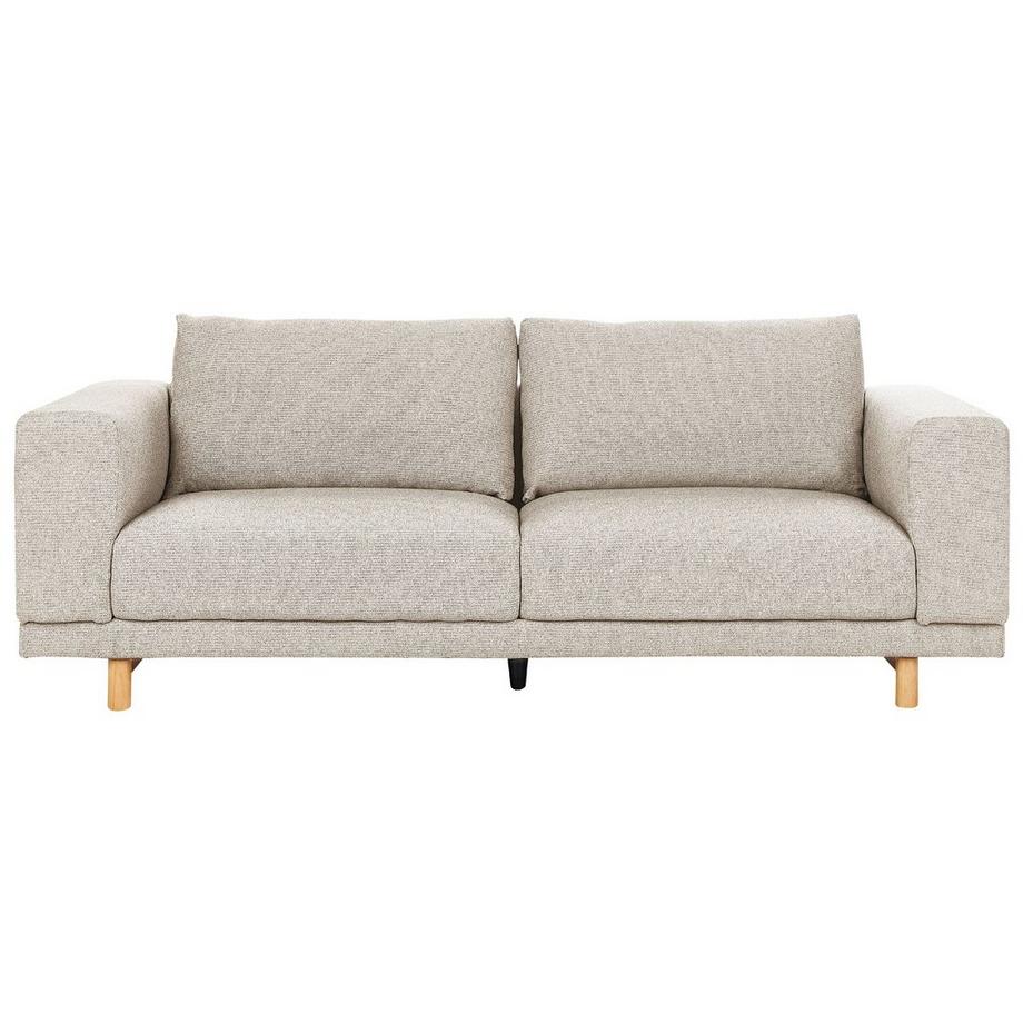 Beliani 3 Sitzer Sofa aus Stoff Skandinavisch NIVALA  