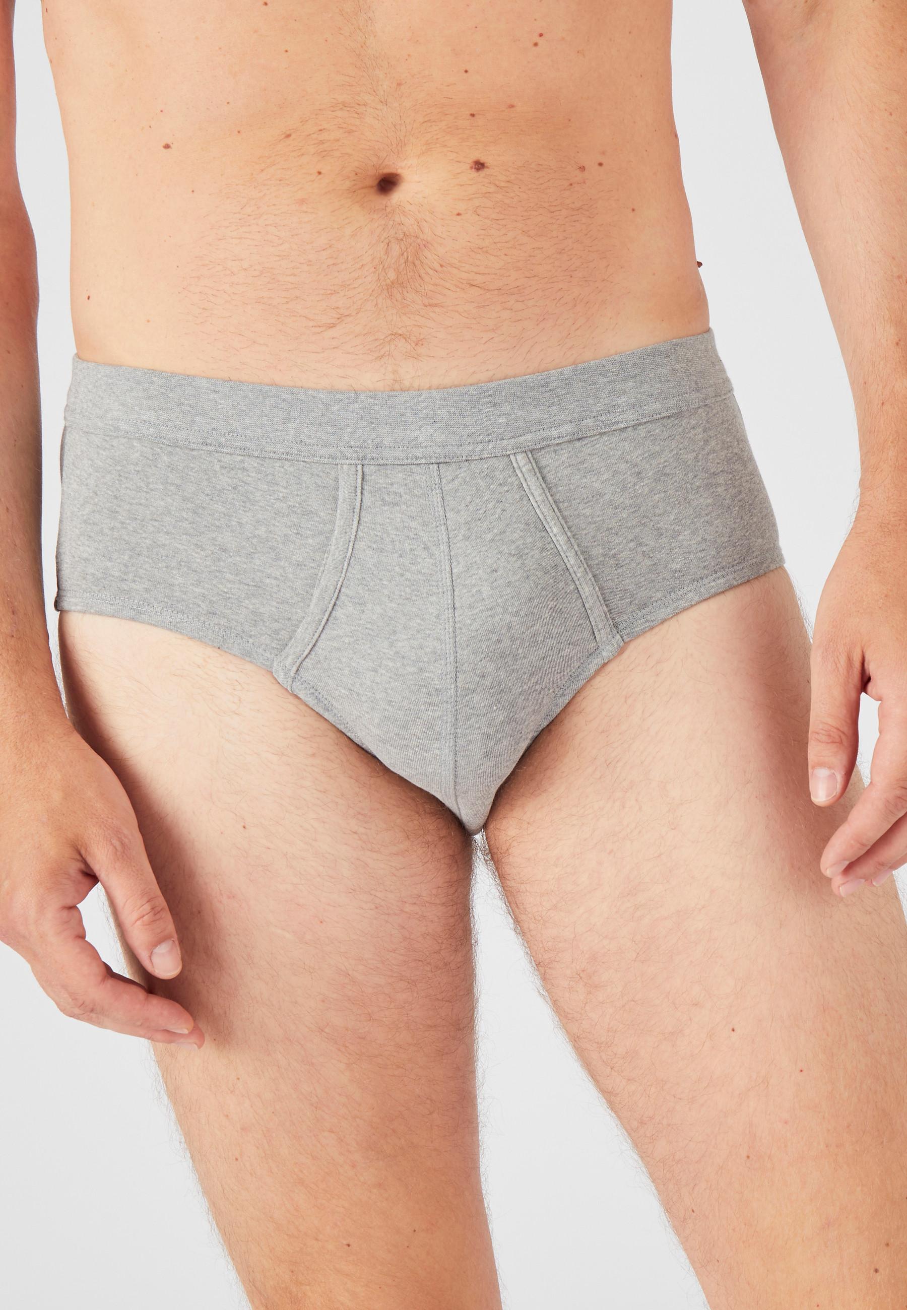 Image of 3er-set Slips Mit Eingriff Herren Grau 3XL