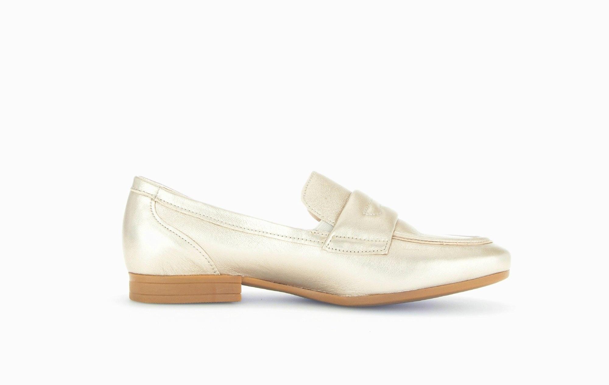 Image of - Leder Loafer Damen Bronze 37.5