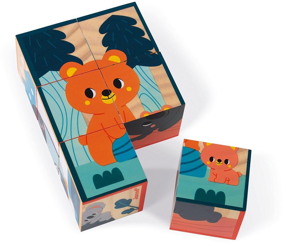 Image of WWF Holzblockpuzzle 6 Tiere