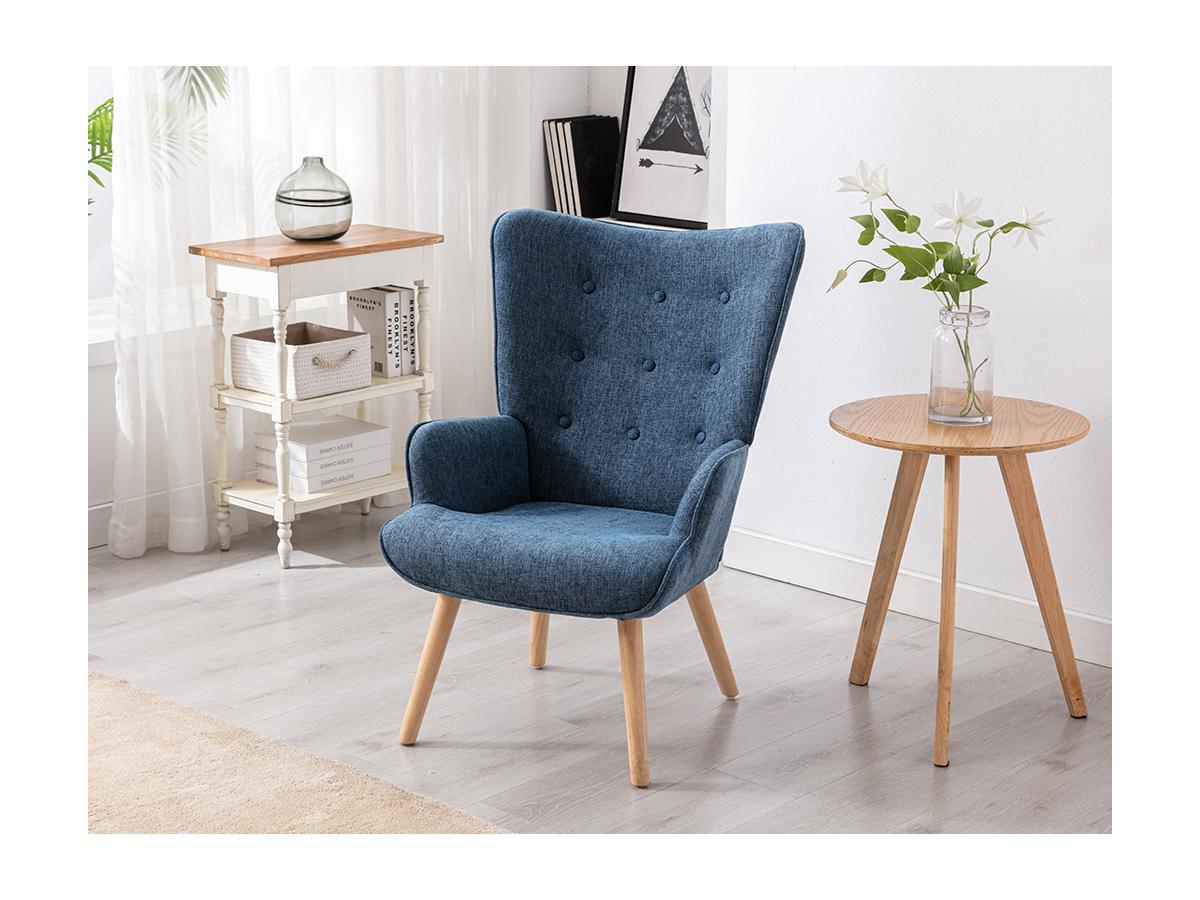 Vente-unique Fauteuil en tissu VATELY  