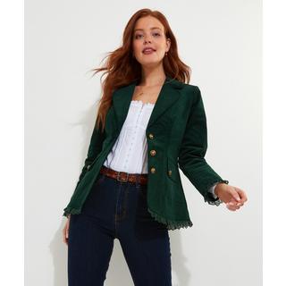 Joe Browns  Cordjacke mit Spitzenbesatz 