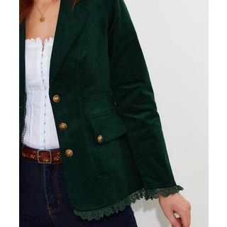 Joe Browns  Cordjacke mit Spitzenbesatz 