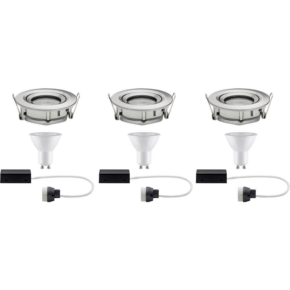 Image of LED Einbauleuchte Nova Plus Basisset schwenkbar IP65 rund 93mm 30° GU10 3x7W 230V 2700K LED Einbauleuchte Nova Plus Basisset schwenkbar IP65 rund 93mm 30° GU10 3x7W 230V 2700K