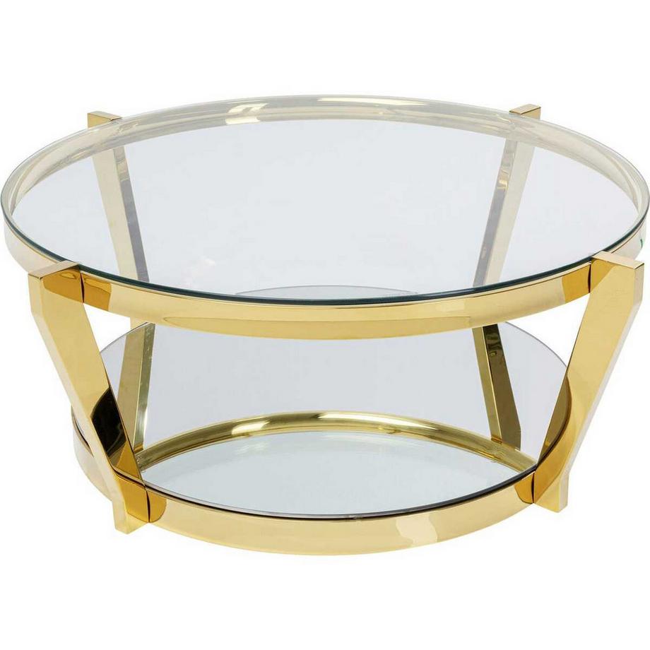 KARE Design Couchtisch Monocolo gold Ø90  
