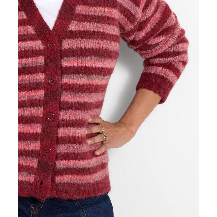 Joe Browns Cardigan a Righe Collo a V Stella  