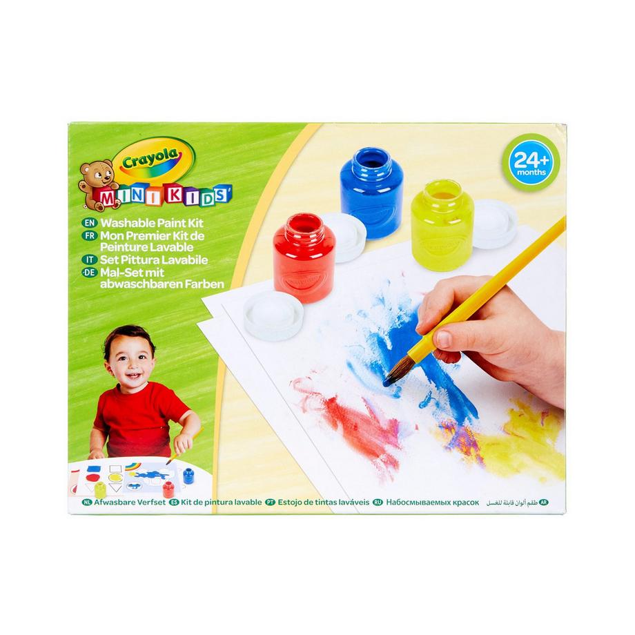 Crayola  Kit de peinture lavable Crayola Mini Kids 