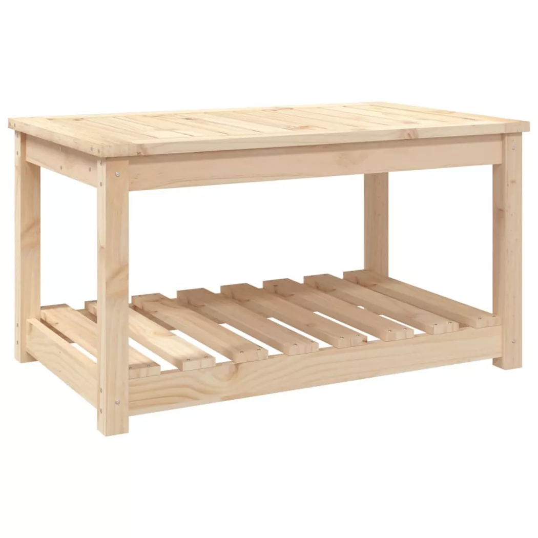 VidaXL - Table de jardin bois de pin, One Size, Marron