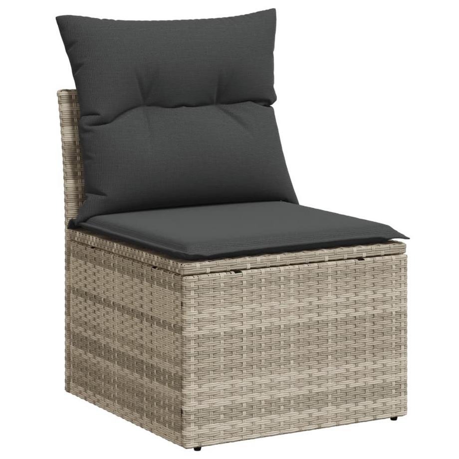 VidaXL divano da giardino Polirattan  