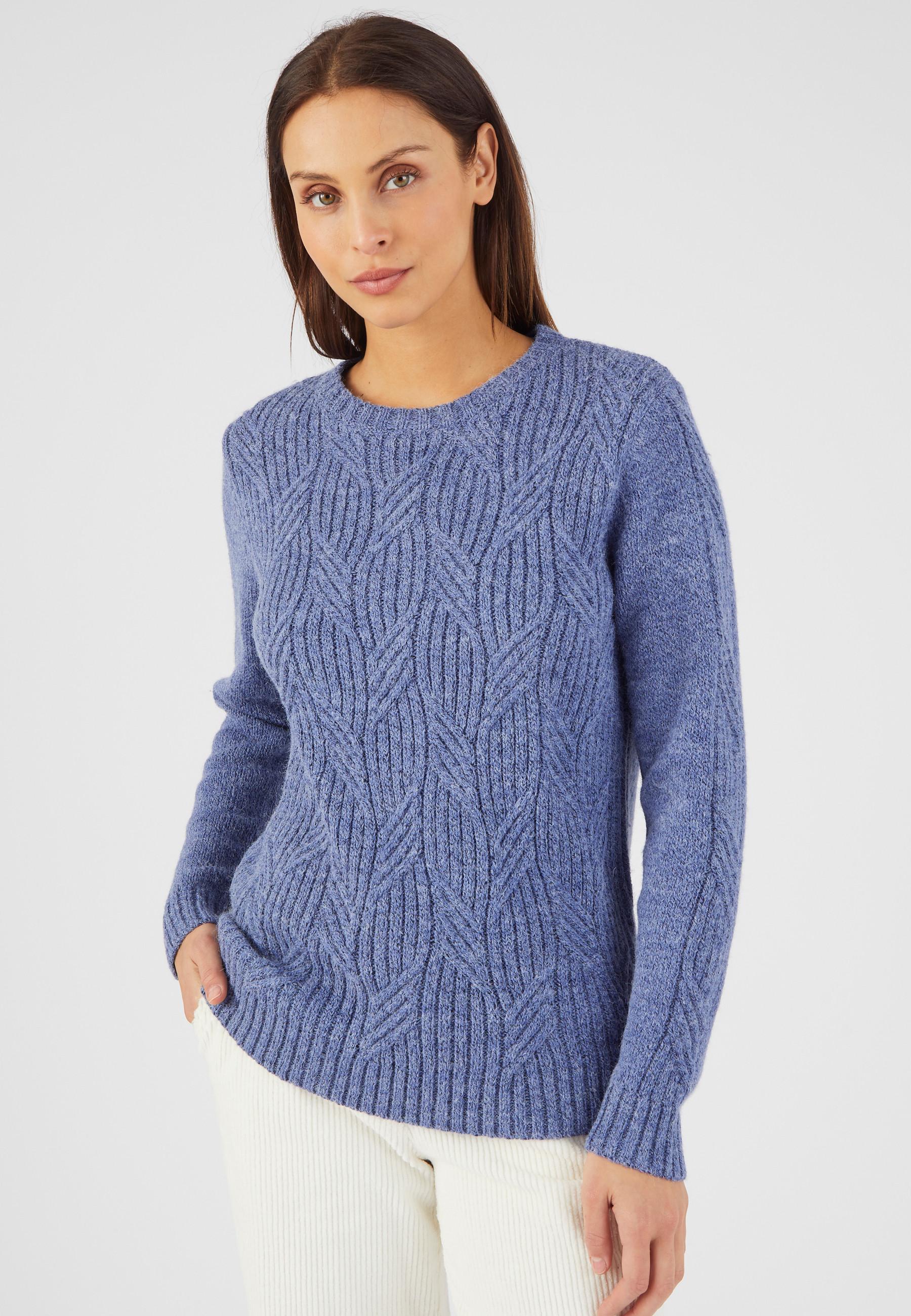 Damart  Pullover mit Rundhalsausschnitt aus meliertem Strick Thermolactyl 