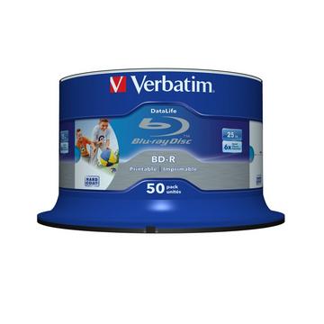 Verbatim 43812 disque vierge Blu-Ray BD-R 25 Go 50 pièce(s)