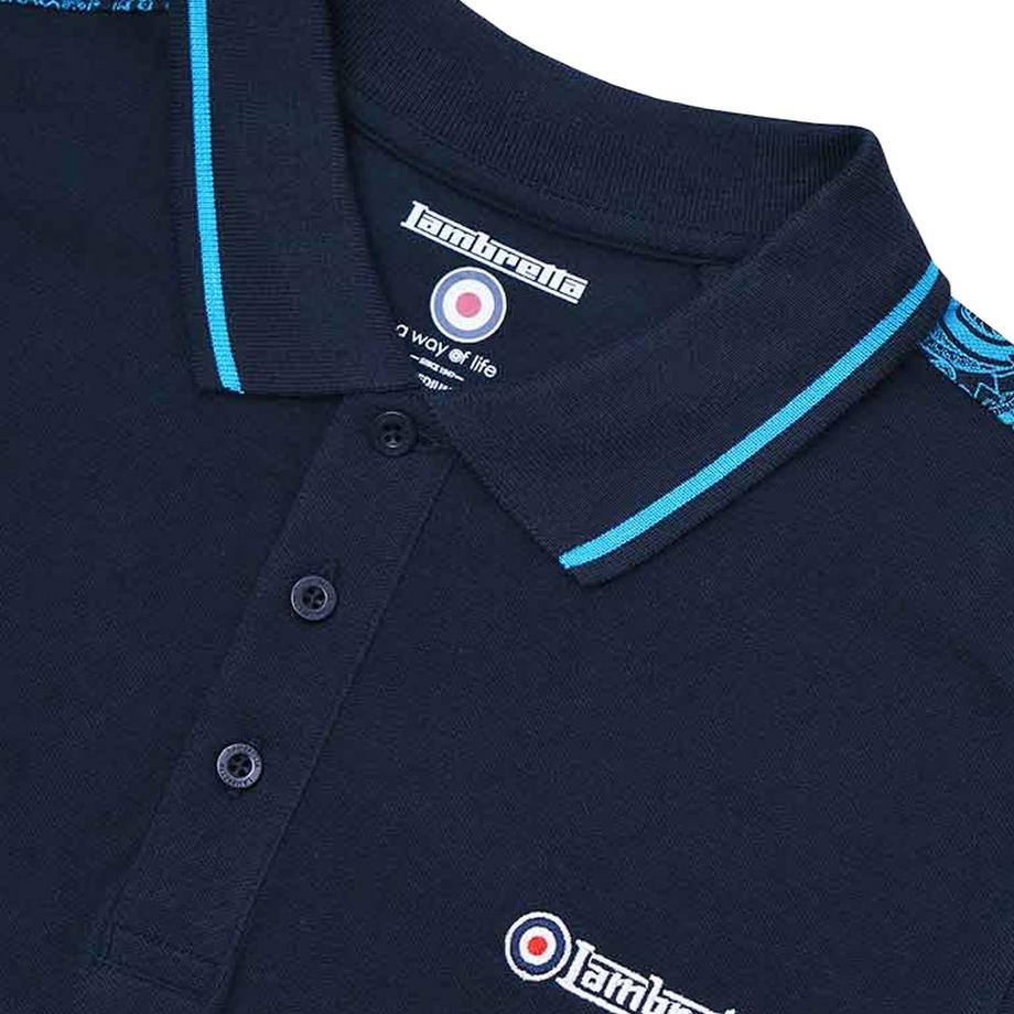 Lambretta Polo Ss24 Paisley  