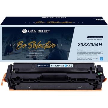 Kompatibel mit 203X Canon 054H XL-Premium-Toner CF541X - Marke: Select