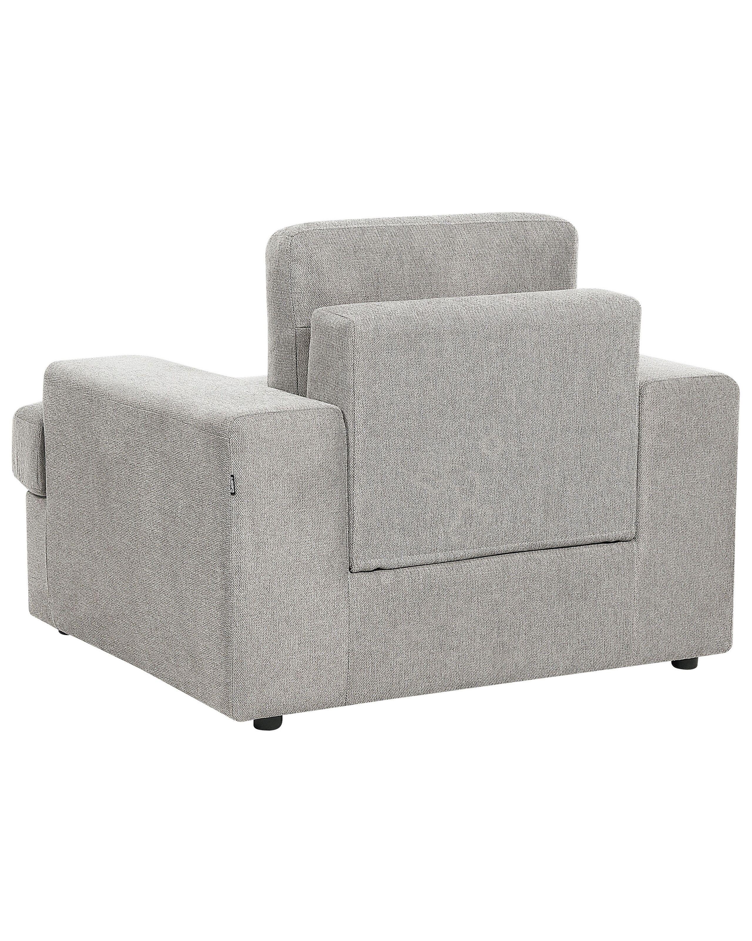 Beliani Fauteuil en Polyester Traditionnel ALLA  