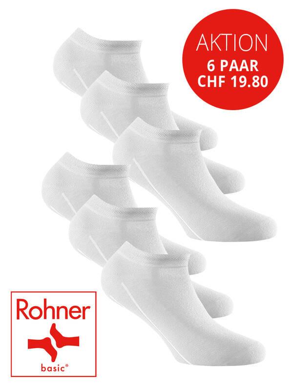 Rohner  Basic Sneakersocken 