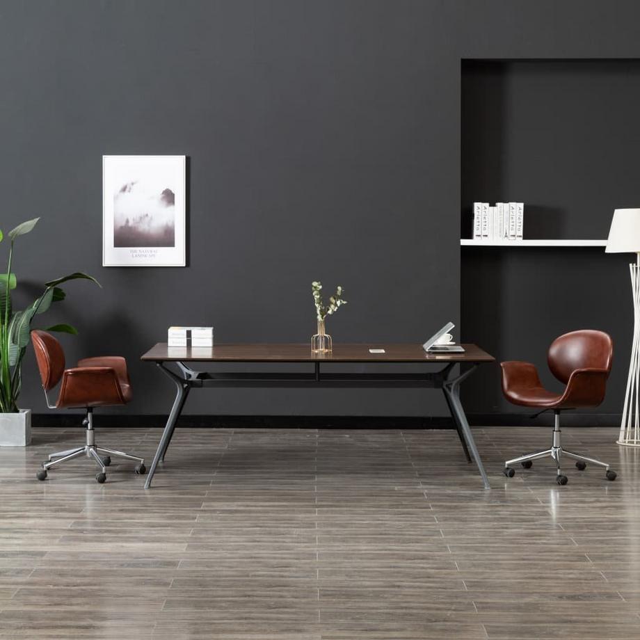 VidaXL Chaise de salle à manger cuir artificiel  