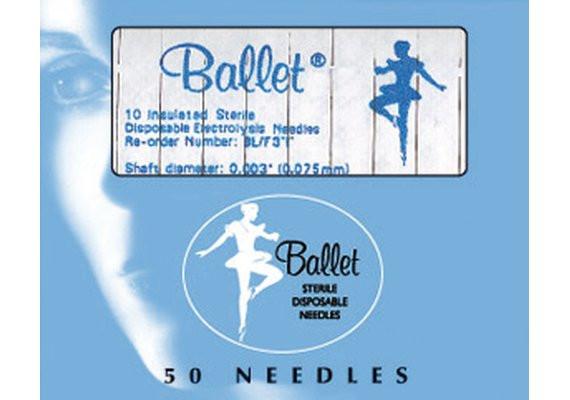 BALLET  Epilationsnadeln K3 isoliert 50 Stk. 