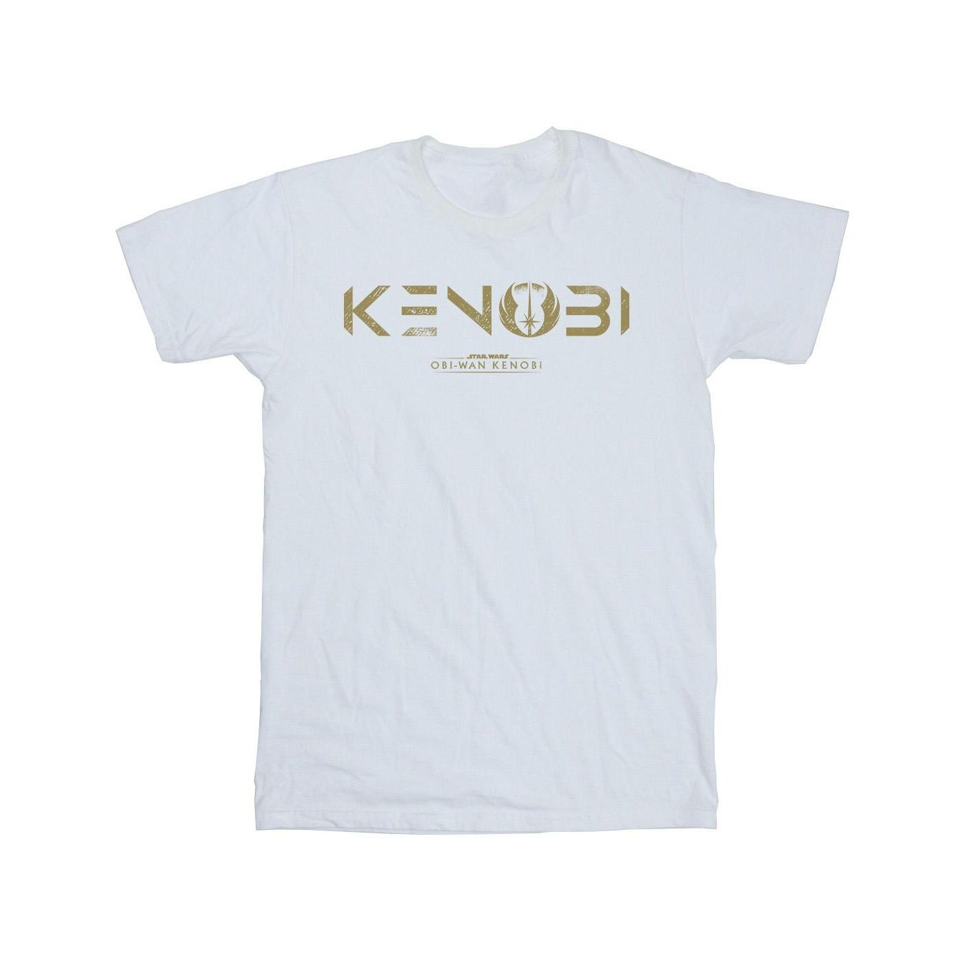Image of Obiwan Kenobi Logo Tshirt Herren Weiss S