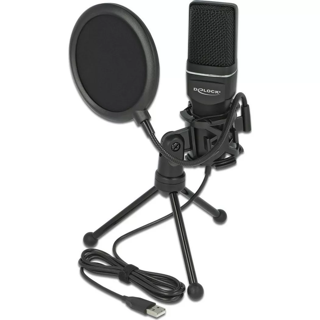 DeLOCK USB Condenser Microphone Set