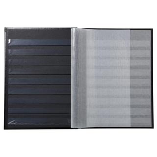 Exacompta Album de timbres simili-cuir 48 pages noires - 22,5x30,5 cm  