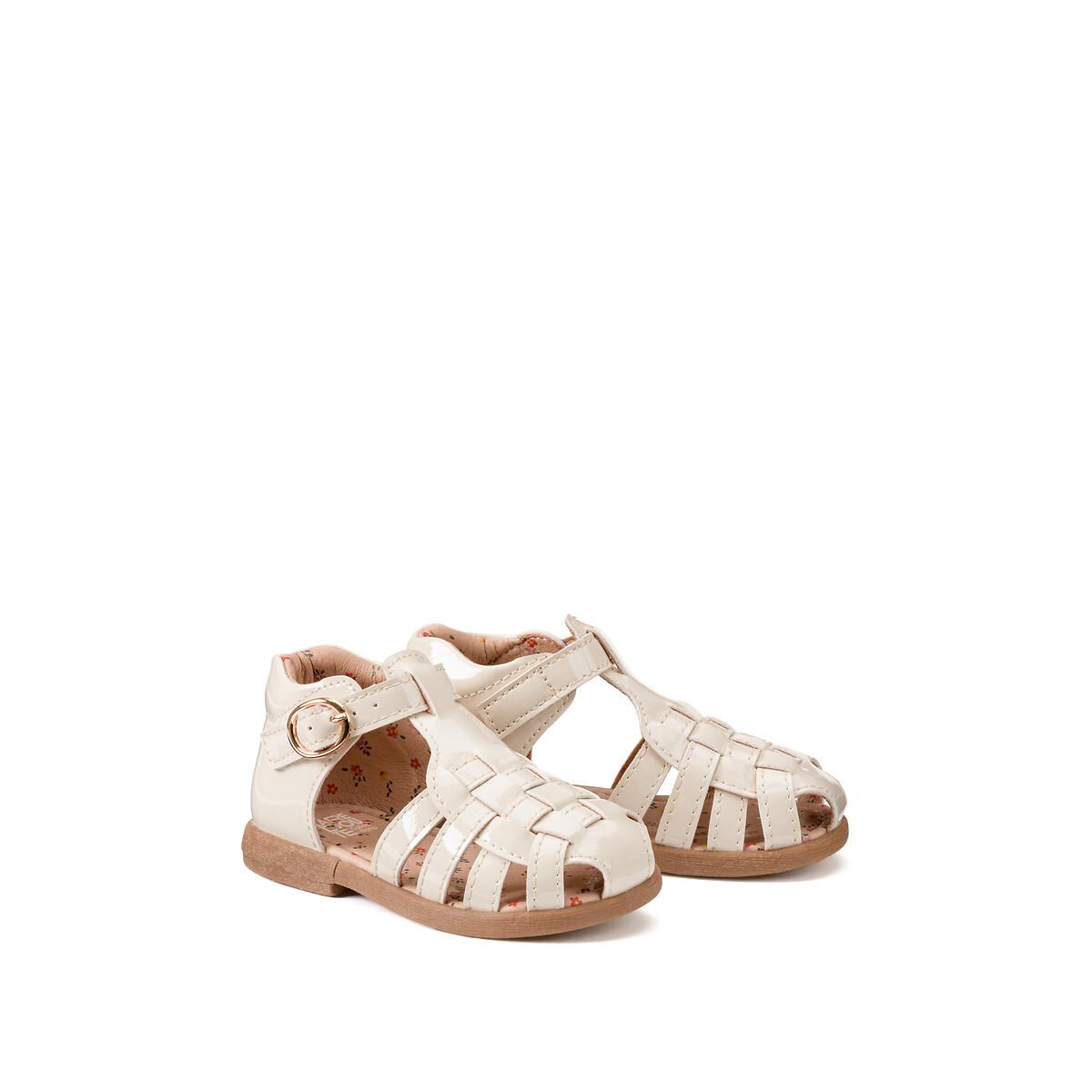 Image of Sandalen Mit Schnalle Unisex Beige 23