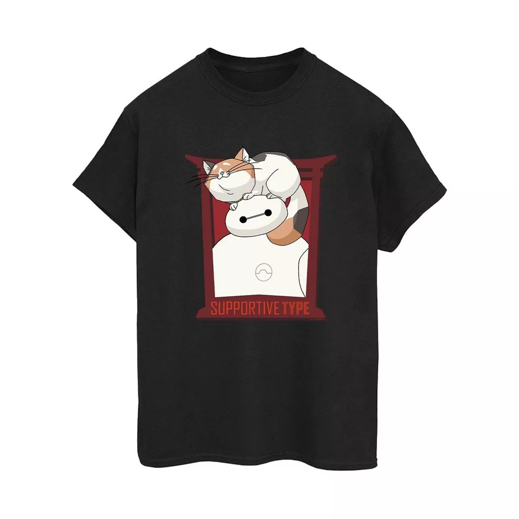 Disney - Big Hero 6 Support TShirt, für Damen, Schwarz, Größe XL