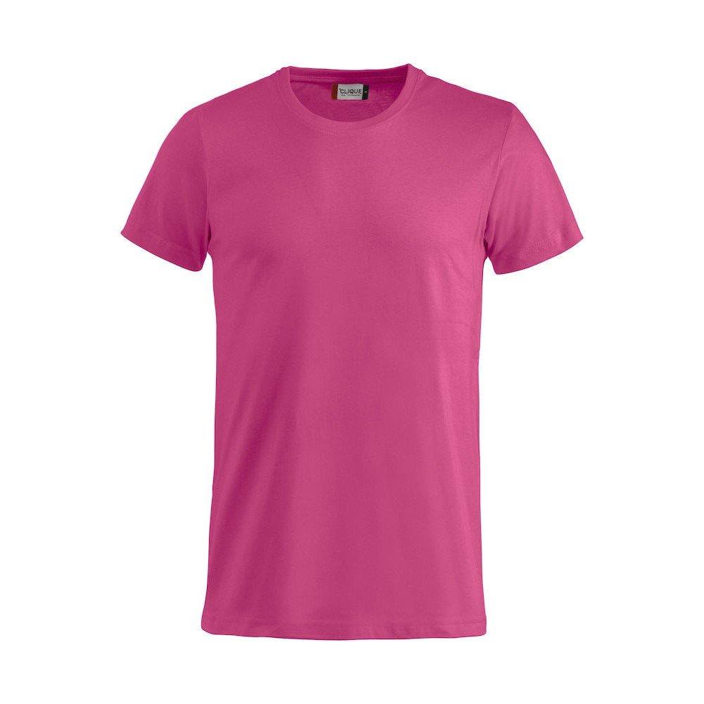 Image of Basic Tshirt Herren Dunkelrosa M