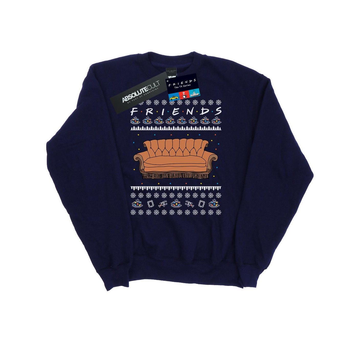 Image of Fair Isle Couch Sweatshirt Herren Marine 5XL