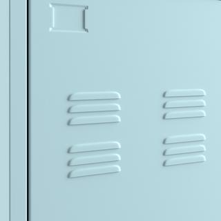 La Redoute Intérieurs Armoire vestiaire 1 porte en métal acier  