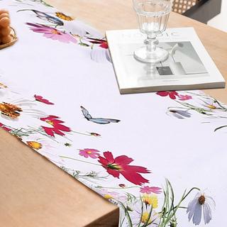 Alopini Tischläufer in Leinenoptik Abwaschbarer Tischläufer  