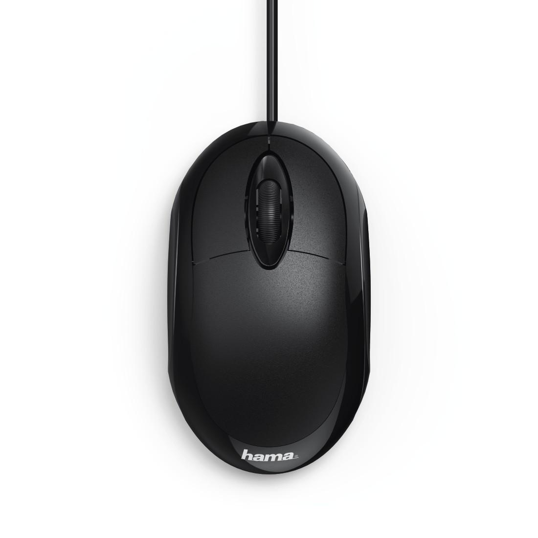 hama  MC-100 mouse Mano destra USB tipo A Ottico 1000 DPI 