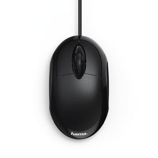 hama  MC-100 mouse Mano destra USB tipo A Ottico 1000 DPI 