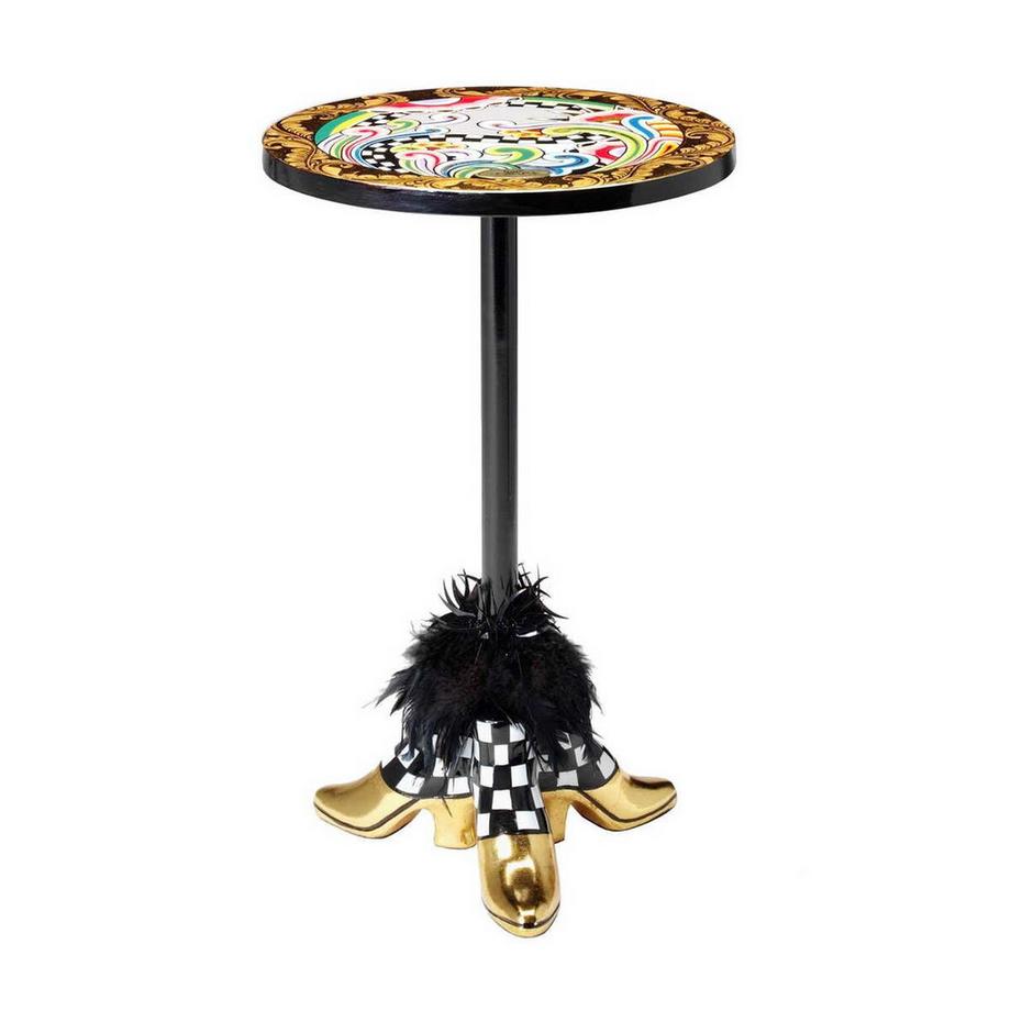 Tavolo Toms Drag Oro rotondo 35