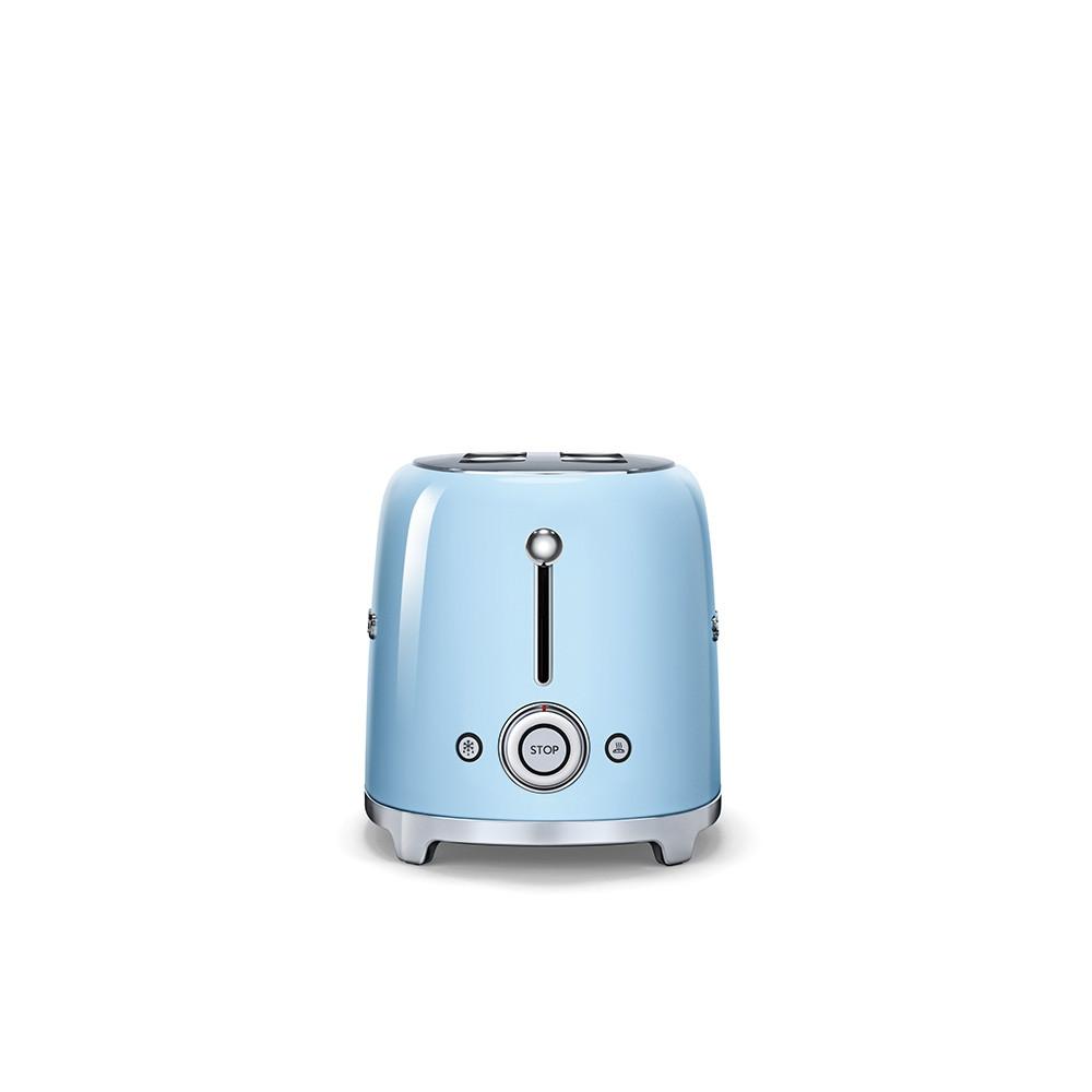 SMEG Tostapane a 2 slot lungo - blu pastello  