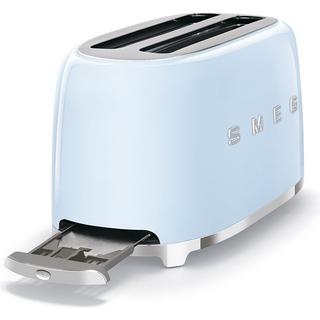 SMEG Tostapane a 2 slot lungo - blu pastello  