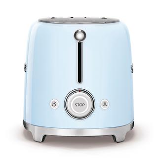SMEG Tostapane a 2 slot lungo - blu pastello  