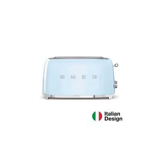 SMEG Tostapane a 2 slot lungo - blu pastello  