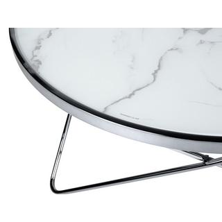 Beliani Table basse en Verre de sécurité Glamour MERIDIAN  