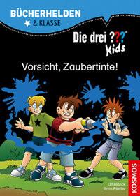 Die drei ??? Kids, Bücherhelden 2. Klasse, Vorsicht, Zaubertinte! Blanck, Ulf; Pfeiffer, Boris; Schmidt, Kim (Illustrationen) Copertina rigida 