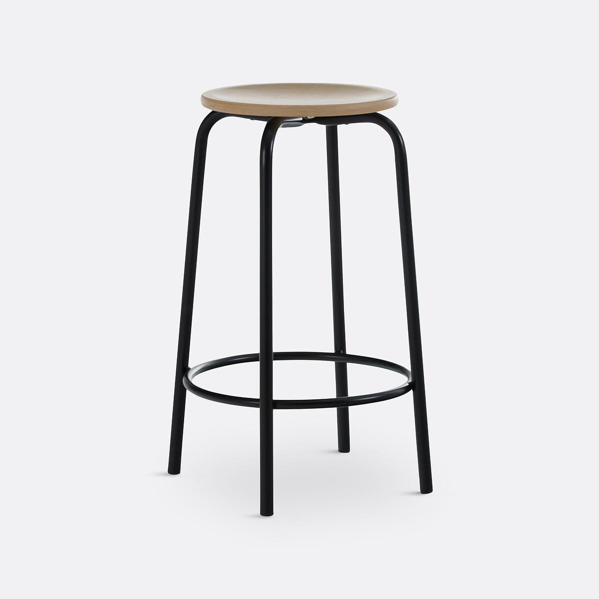 La Redoute Intérieurs Tabouret de bar piètement métal acier H65 cm  