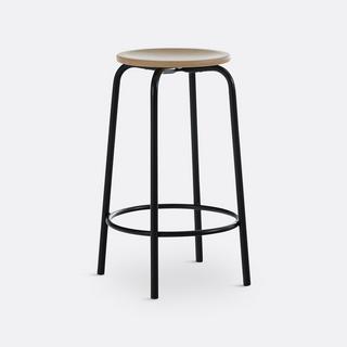 La Redoute Intérieurs Tabouret de bar piètement métal acier H65 cm  