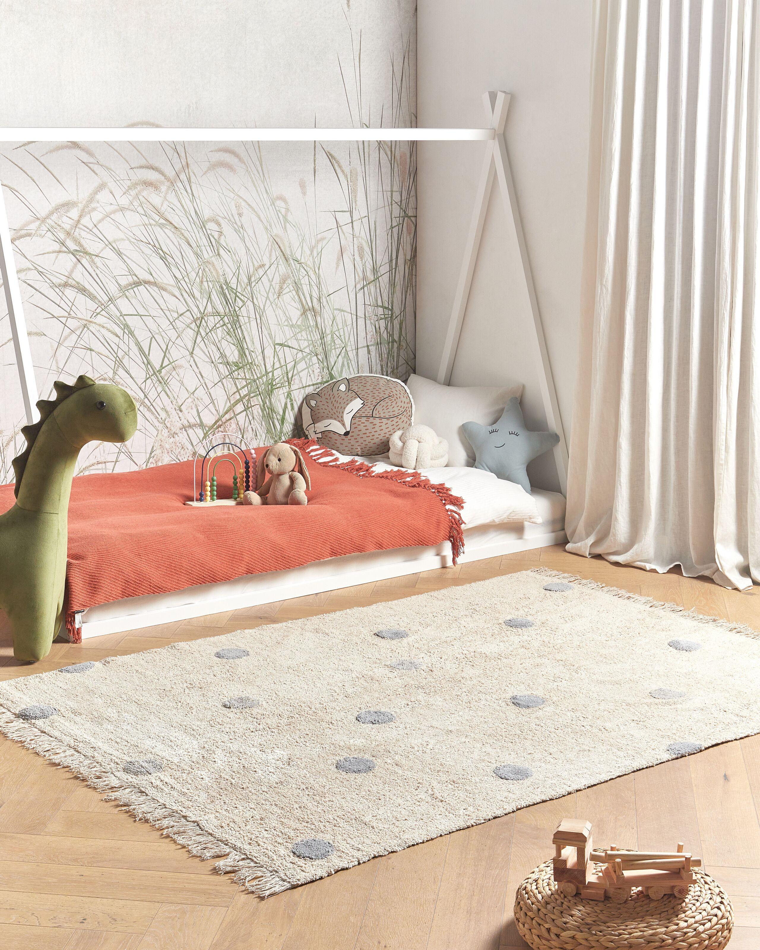 Beliani Tapis enfant en Coton Boho DARDERE  