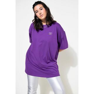 Studio Untold  T-shirt dal taglio oversize con stampa sul retro, scollo a girocollo e mezze maniche 