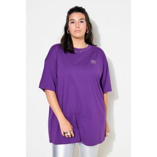 Studio Untold  T-shirt dal taglio oversize con stampa sul retro, scollo a girocollo e mezze maniche 